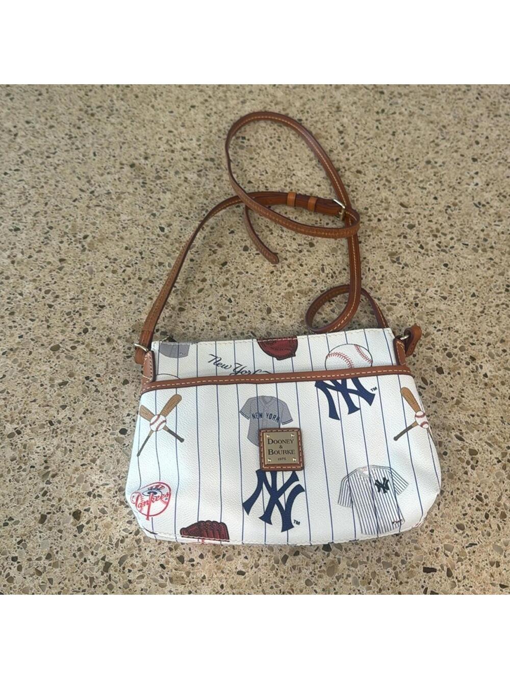Yankees dooney crossbody purse - never used